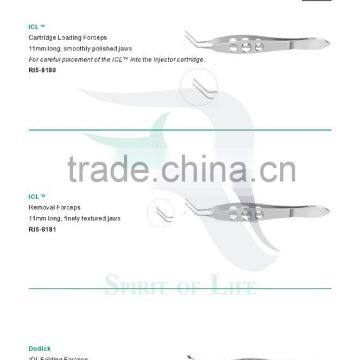 ICL Cartridge Loading Forceps, ICL Removal Forceps, Dodick IOL Folding Forceps,