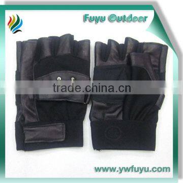 half finger police gloves