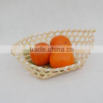 Small bamboo individual snack serving tray