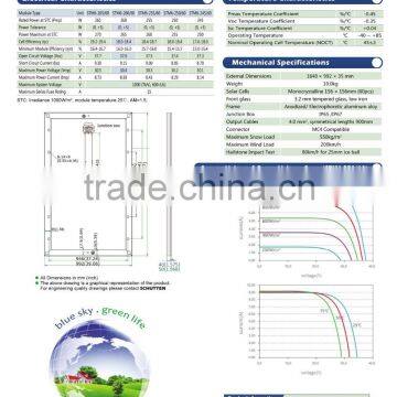 250W+5 Mono Solar Panel photo-3