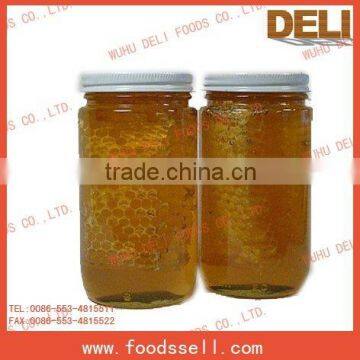 Hot Sale 453g Syrup Honey with Comb for Yemen