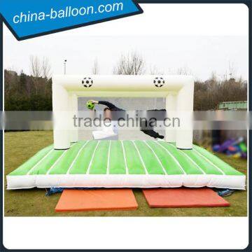 inflatable beat the keeper game / safe inflatable football goal for the goalkeeper