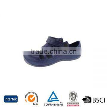 2016 trendy low price hot sale navy blue holey antislip light summer clogs in wide width