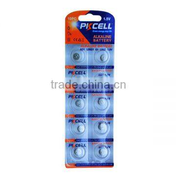 Alkaline 1.5V button cell battery AG1 LR60/164/621