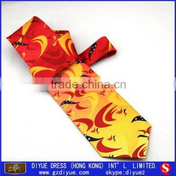 Lengthen polyester digital print tie