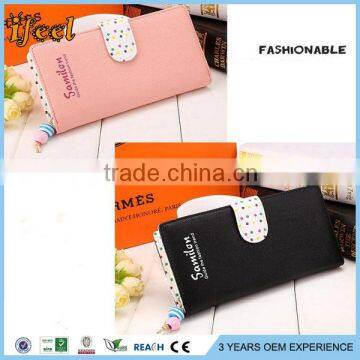 universal smart phone wallet style leather case For iphone 6 plus leather wallet case