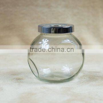 Flat drum jam honey bottle pickles bottles cans Canisters Mason Cup thread sealing metal cover plastic cover