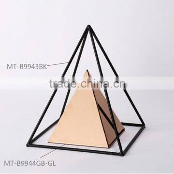 Egyptian pyramids metel crafts,golden items home accessories