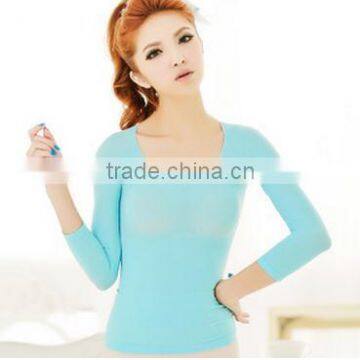 Women Body Shaper Long Sleeve t Shirt,female Slimming Product Sexy for Women NY035 photo-5