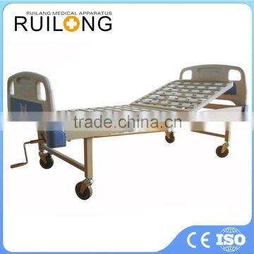 CE Certification Hospital Ward 1-crank Medical Bed For Patient