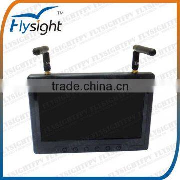 D578 32CH 5.8Ghz FPV Wireless AV Diversity Dual Receiver 7 inch HDMI Monitor for Avion De Modelisme