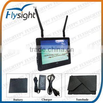 D755 32CH 5.8 GHz 7" LCD Receiver Battery Monitor for RC Drone With Camera