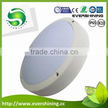 20w Outdoor Wall Light with Dusk to Dawn Sensor Eyelid White Black Led Bulkhead Light