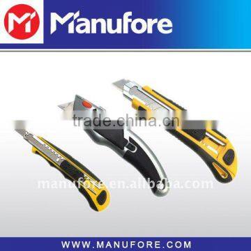 3pcs utility knives set,(18mm+9mm+trapezoid)blade knives