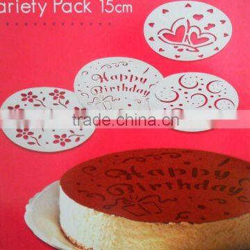 customized cake stencil