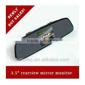 Good quality 3.5 inch rear view mirror car monitor