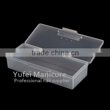 Plastic empty nail box for nail art tools