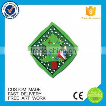 Promotional gifts Christmas tree custom pvc rubber fridge magnet