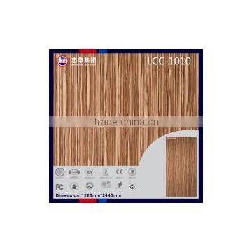 New Glossy grain LCC wood MDF from ZH UV company for furniture door material