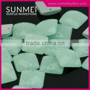 Bulk Wholesale Square Shaped Imitation Opal Acrylic Diamond