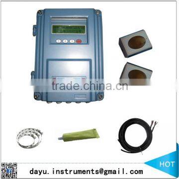 Ultrasonic water flow converter with high temperature clamp on sensor