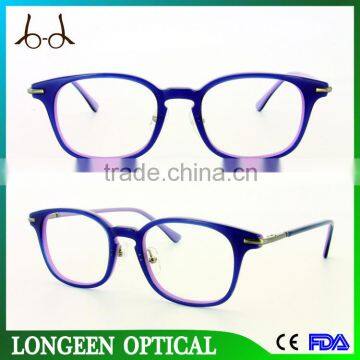 fashion changeable temple eyeglasses optical frame for girls