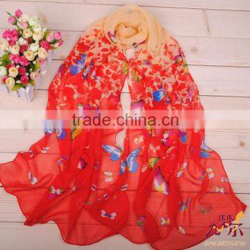 Factory supply large long silk scarf