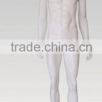 NC-10 bright white men mannequin 188cm high quality #191 Fibreglass mannequin no face full body male Mannequin