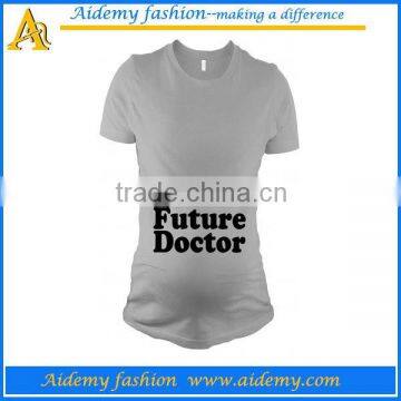 Water Printed Wholesale Blank Maternity T Shirts