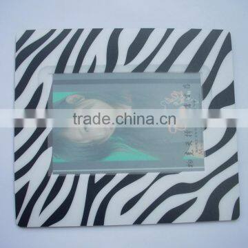 Customized photo frame mouse mat / photo insert eva mouse mat print customer's logo