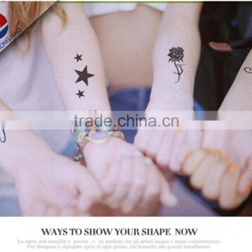 newest and custom fashion body tattoo sticker for body decoration