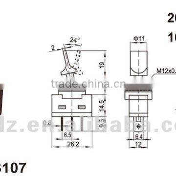 Quick Connect Terminal Toggle Switch /Toggle Switch/Momentary Toggle Switch photo-2