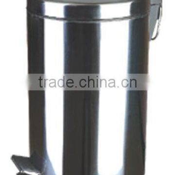 stainless steel medical waste bin with foot pedal