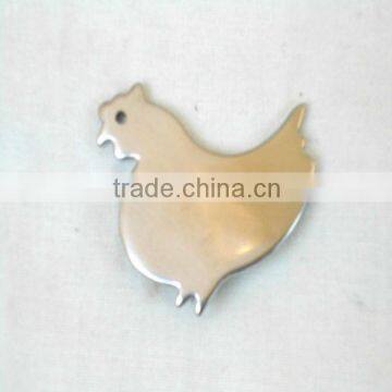 stainless steel chicken fridge sticker