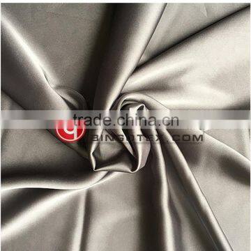 97%polyester shiny spandex silk like satin chiffon fabric for bridal