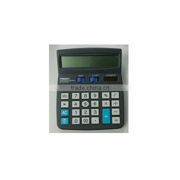 Truly brand 12 digits dual power calculator