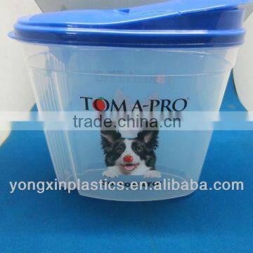 4.5L pet containers for food