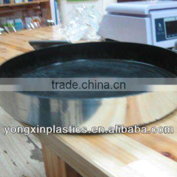 transparent plastic serving tray