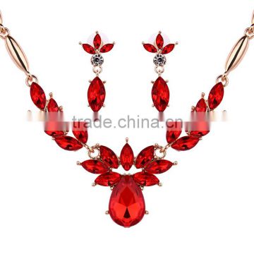 2016 fashion saudi gold jewelry set,stone jewelry in competitive price