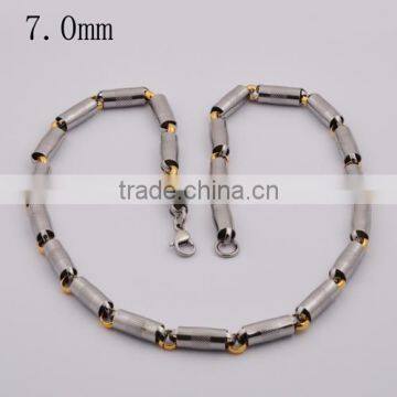 Latest Design Stainless Steel Gold Necklace VN10146