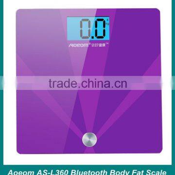 High quality OEM Bluetooth medical personal use body scale measure fat