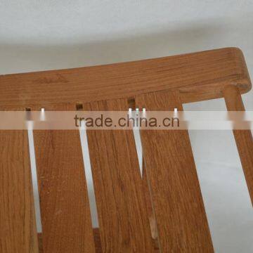 teak wooden comfortable bathroom stool FSC approved