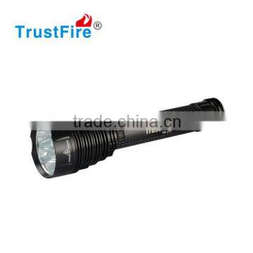 Led aluminum rechargeable torchlight TrustFire TR-J18 8000LM army torch light hunting with CE FCC for rechargeable flashlight