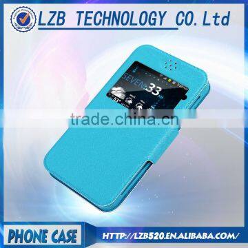 LZB permium stand flip cell phone case for OPPO find 5 mini
