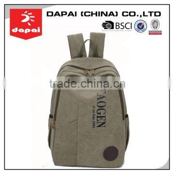 Custom Canvas Backpack Blank Army Backpack