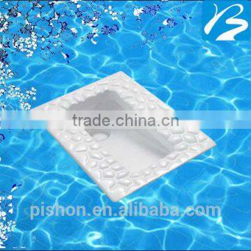 China product hotel supply squat toilet installation