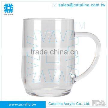Simple Clear Acrylic 300ml Beer Mug