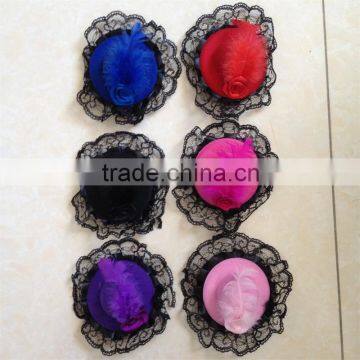 High Quality Fashion Cute Baby Girl 5cm Mini Top Hat Hair Clip photo-5