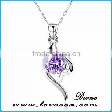 2016 top quality sterling silver necklace pendant jewelry