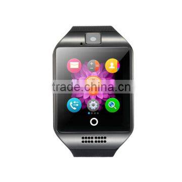 2016 new fashion personal curved IPS touch screen Q18 smart phonewatch